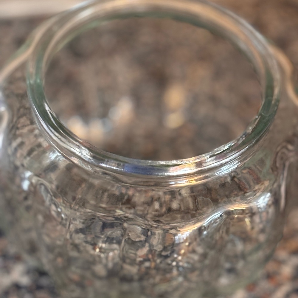 Clear Glass Pumpkin Jar with Lid - Picture 2 of 5